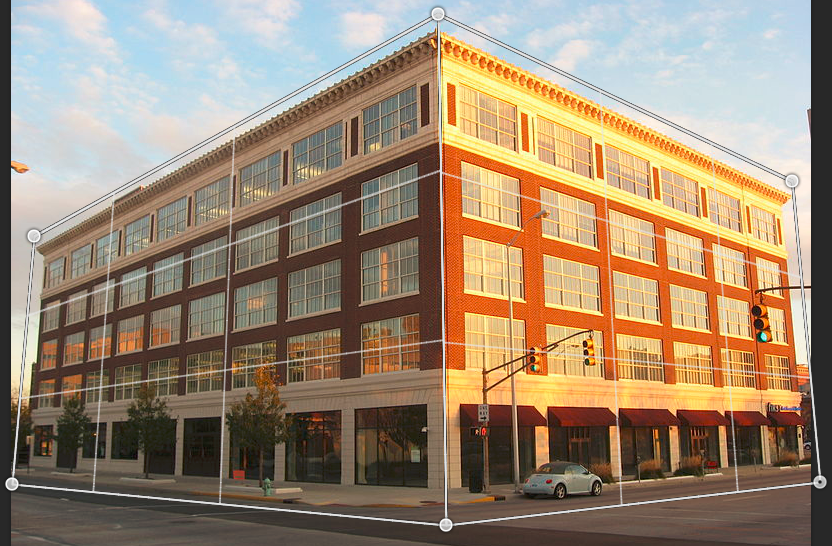 Photoshop图像处理：透视变形