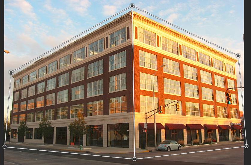 Photoshop图像处理：透视变形