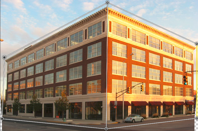 Photoshop图像处理：透视变形