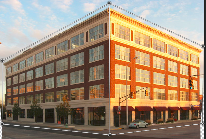 Photoshop图像处理：透视变形